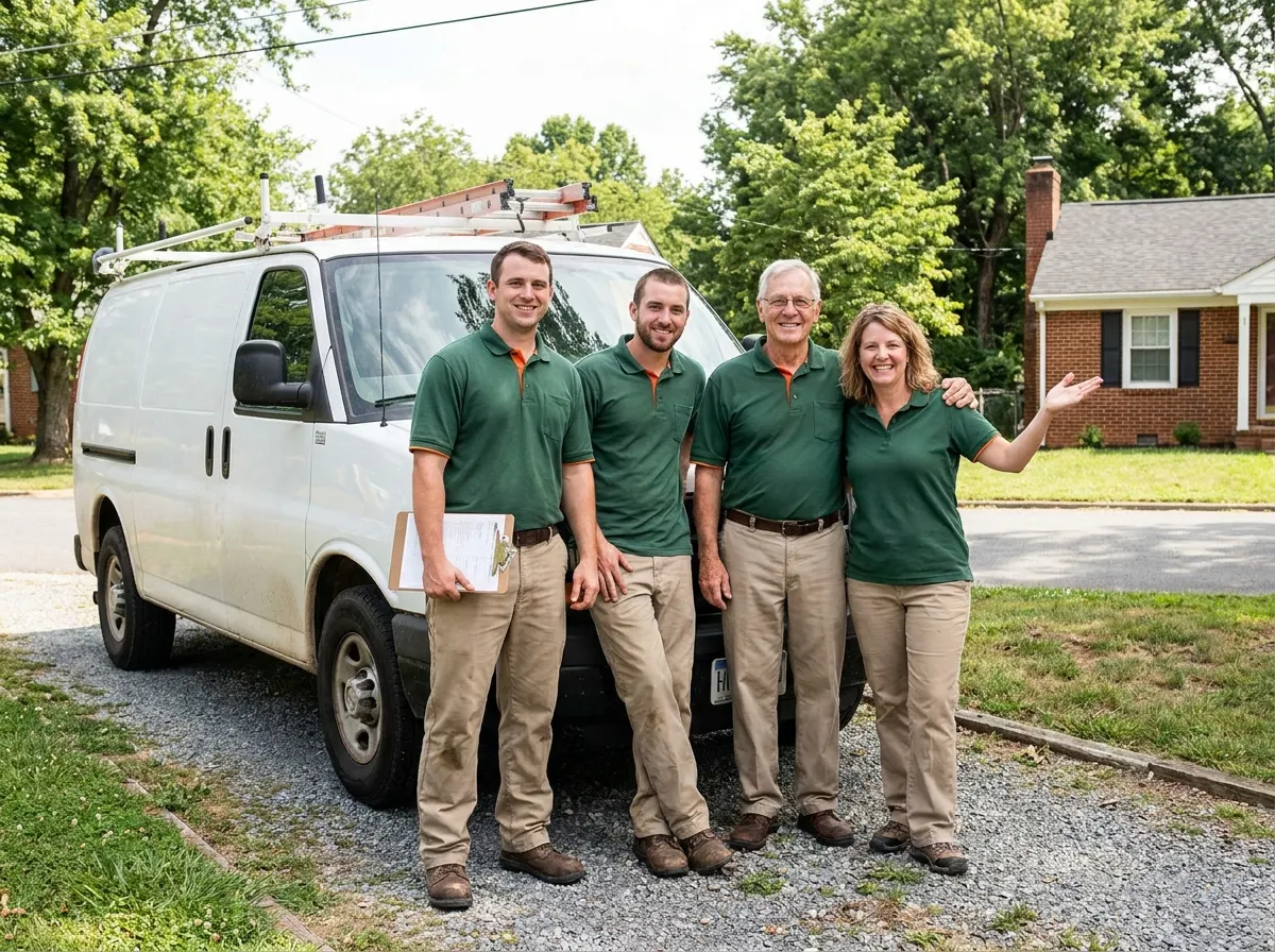 The Quervia Pest Elimination team, pest control service in Lynchburg, VA